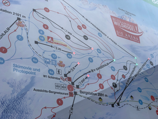 CPS for LED spots in panorama information system in the Wildkogel-Arena ski resort, Neukirchen
