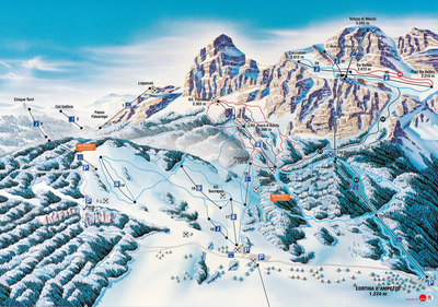 Cartina Cortina 2020