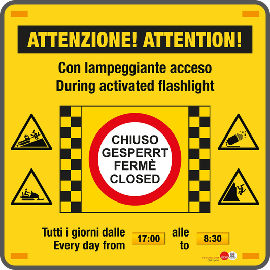 Disegno segnaletica chiuso NEW