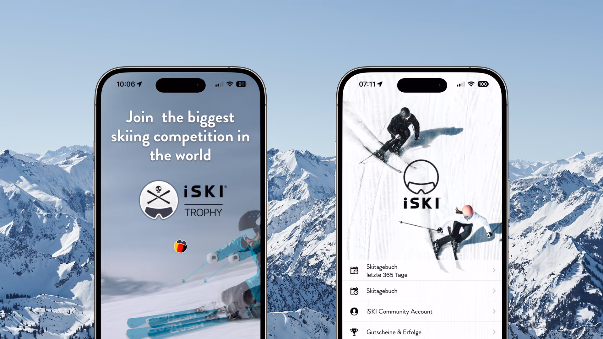 Pagina iniziale App iSki