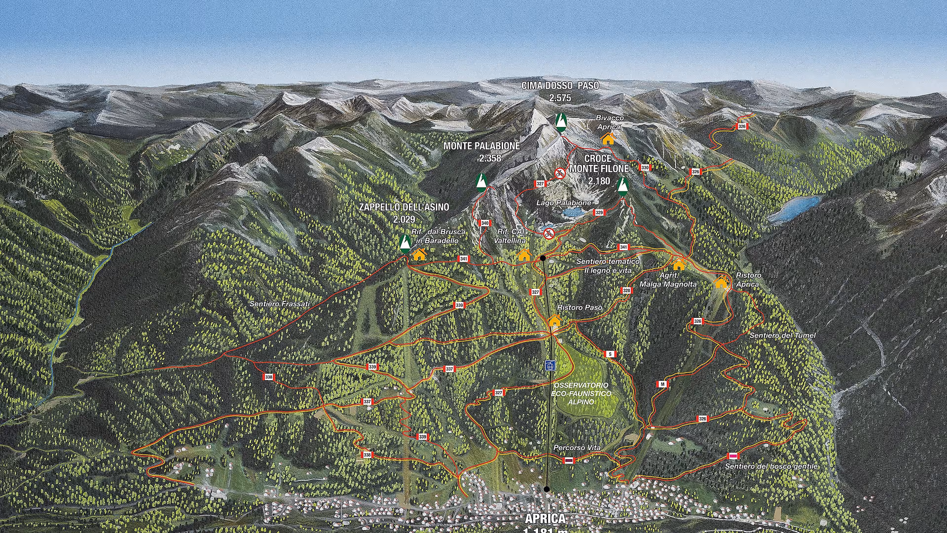 Mappa Panoramica Aprica