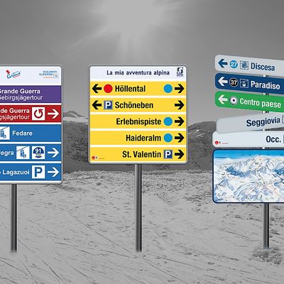 Segnaletica sicurezza in pista