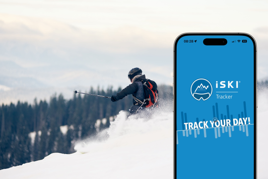 Pagina di benvenuto App iSki Tracker
