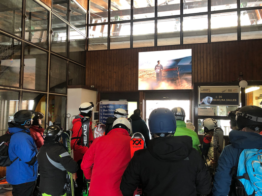 Schermo a LED Cortina (Ra Valles valle)